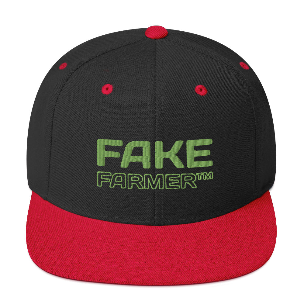 FakeFarmer® Snapback Embroidered Hat