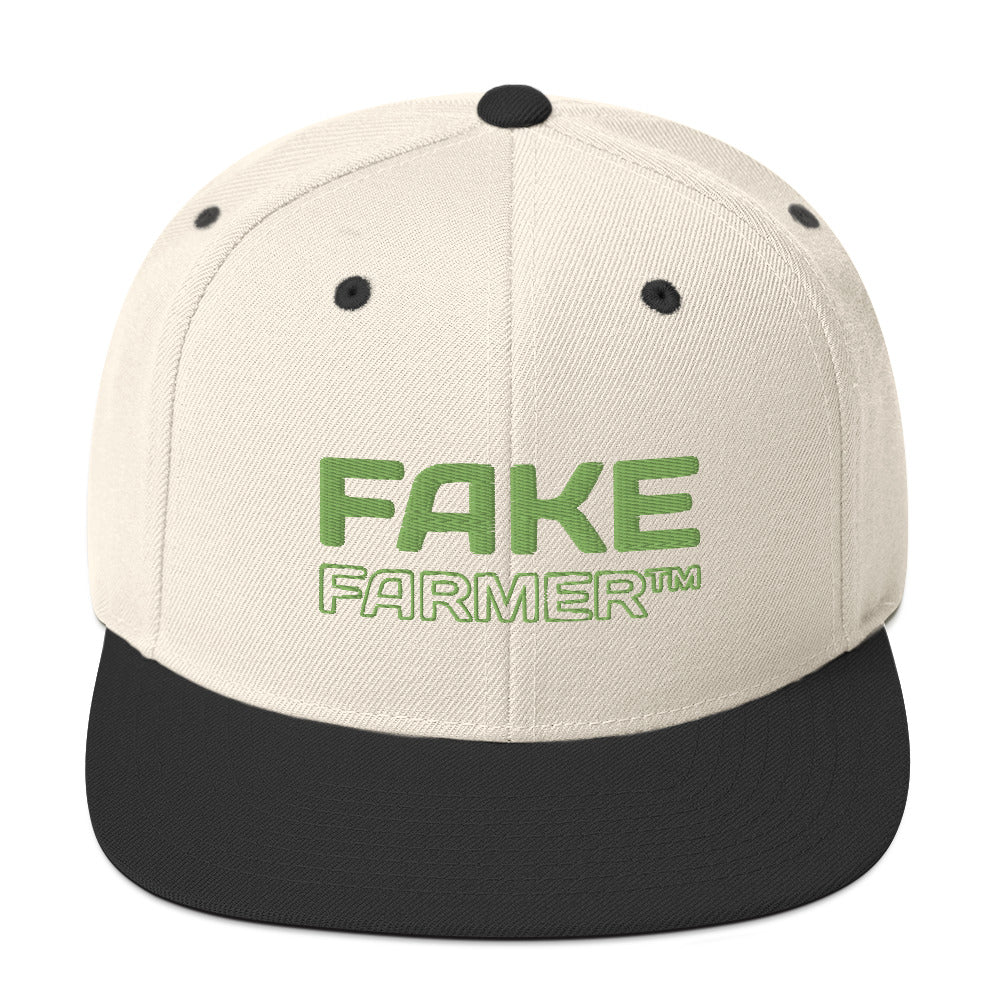 FakeFarmer® Snapback Embroidered Hat